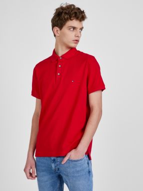 Červená pánska polokošeľa Tommy Hilfiger 1985 Polo