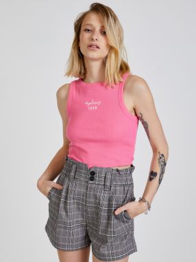 Ružový dámsky crop top TALLY WEiJL