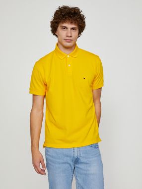 Žltá pánska polokošeľa Tommy Hilfiger 1985 Regular Polo