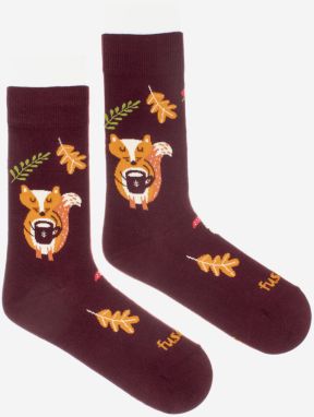 Dámske bordové ponožky s motívom Fusakle Liskopauza
