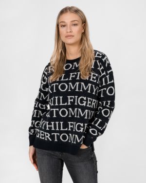 Svetre pre ženy Tommy Hilfiger - modrá