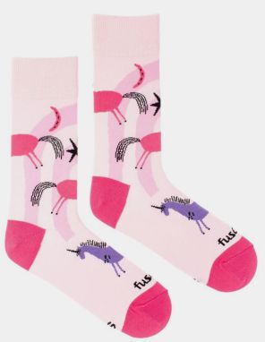 Ružové ponožky Fusakle Jednorožec