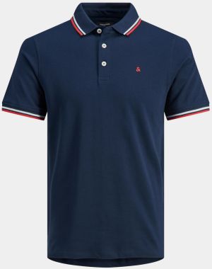 Tmavomodrá polokošeľa Jack & Jones Paulos