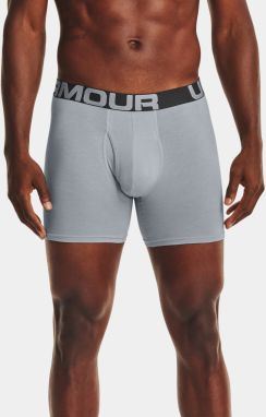 Boxerky Under Armour UA Charged Cotton 6in 3 Pack-GRY