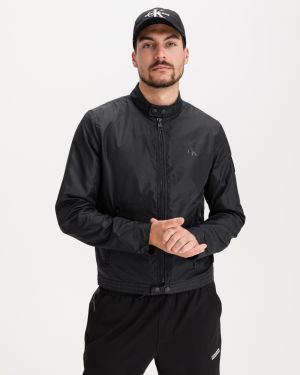 Ľahké bundy pre mužov Calvin Klein - čierna