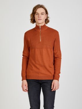 Hnedý sveter Jack & Jones Winter