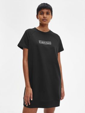 Čierna dámska nočná košeľa Calvin Klein