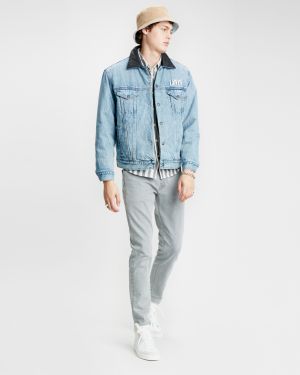 Levi's® Rvs Padded Trucker Bunda Modrá