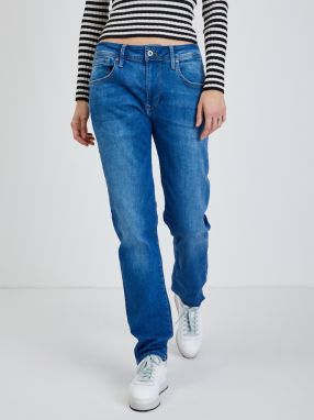 Modré dámske džínsy Pepe Jeans Bradley