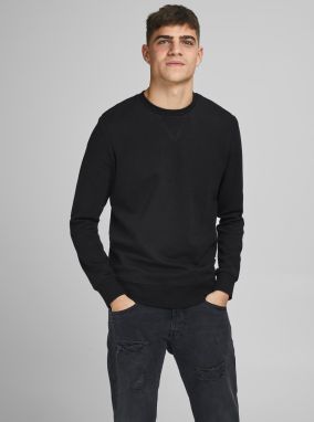 Čierna basic mikina Jack & Jones