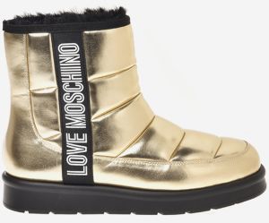 Zimná obuv pre ženy Love Moschino - zlatá