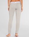 Calvin Klein sivé nohavice Legging Pant s bielou širokou gumou galéria