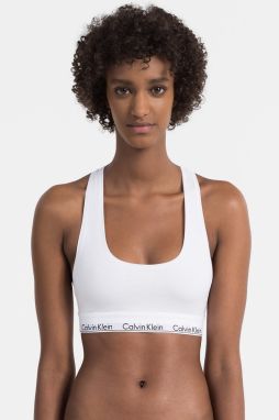 Calvin Klein biela športová podprsenka