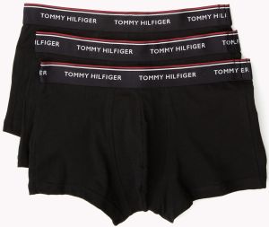 Tommy Hilfiger čierne 3 pack boxeriek Low Rise Trunk