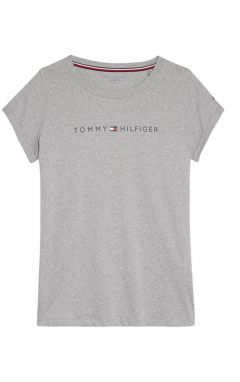 Tommy Hilfiger sivé tričko RN Tee SS Logo