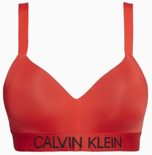 Calvin Klein červené horný diel plaviek Demi Bralette Plus Size