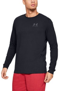 Tričko Under Armour SPORTSTYLE LEFT CHEST LS-BLK