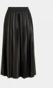 Čierna plisovaná midi sukňa VILA galéria