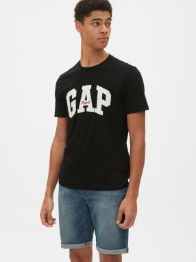 GAP čierne pánske tričko s logom