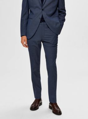 Selected Homme modré pánske nohavice Mazelogan slim fit galéria