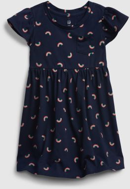 GAP modré dievčenské šaty skater dress