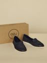 OJJU modré kožené slip on galéria