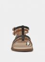 Geox hnedé kožené dievčenské sandále galéria