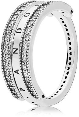 Pandora Luxusný strieborný prsteň 197404CZ 50 mm
