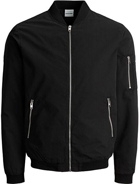 Jack&Jones Pánska bunda JJERUSH 12165203 Black M