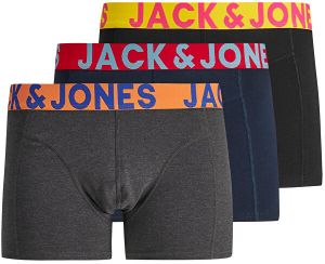 Jack&Jones 3 PACK - pánske boxerky JACCRAZY 12151349 M