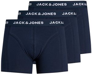 Jack&Jones 3 PACK - pánske boxerky JACANTHONY 12171946 Blue Night s M