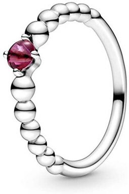 Pandora Strieborný prsteň pre ženy narodené v júli 198867C02 50 mm