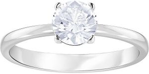 Swarovski Elegantný prsteň s kryštálom Swarovski Attract Round 5412023 50 mm