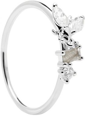 PDPAOLA Nežný strieborný prsteň s krásnou včelkou Revere Silver AN02-219 50 mm