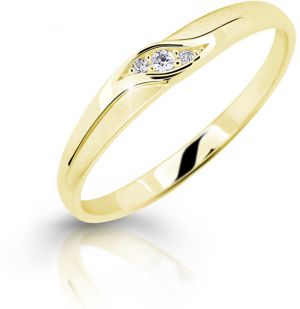 Cutie Jewellery Nežný zásnubný prsteň zo žltého zlata Z6815-2844-10-X-1 48 mm