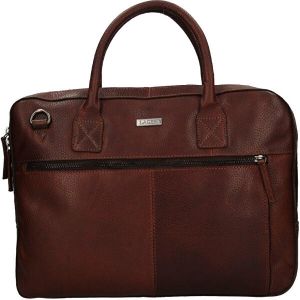 Lagen Pánska kožená taška na notebook BLC/4425/20 CGN