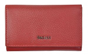 SEGALI Dámska kožená peňaženka 7074 red