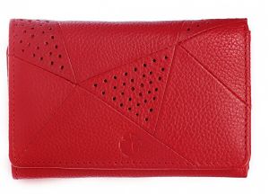 SEGALI Dámska kožená peňaženka 10035 red