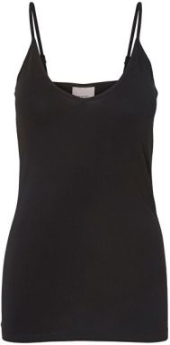 Vero Moda Dámske tielko VMMAXI MY SOFT V SINGLET GA Noosa Black L