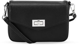 FLORA & CO Dámska crossbody kabelka 6529 Noir