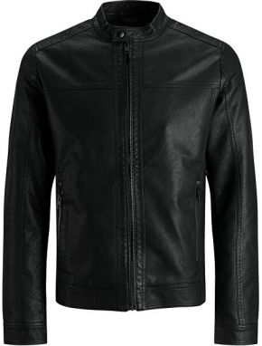 Jack&Jones Pánska bunda JJEWARNER JACKET Noosa 12182461 Black S