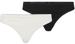 Vero Moda 2 PACK - dámska tangá VMAGNES 10255723 White/Black/Snow M/L