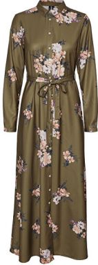 Vero Moda Dámske šaty VMNEWALLIE MAXI 10251668 Beech NEWALLIE L