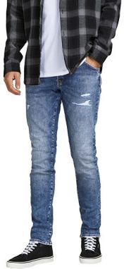 Jack&Jones Pánske džínsy JJIGLENN Slim Fit 12201647 Blue Denim 30/32