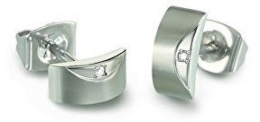 Boccia Titanium Elegantné titánové náušnice s diamantmi 05007-02