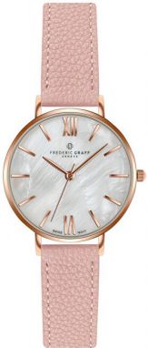 Frederic Graff Trivor Lychee Pink Leather Strap FCF-B035R