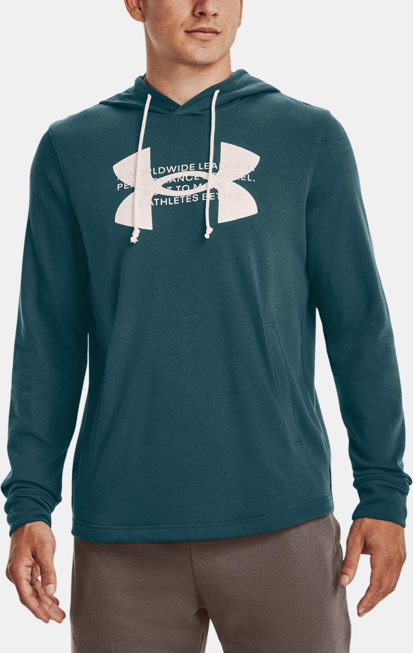 UA Rival Terry Logo Hoodie Mikina Under Armour 