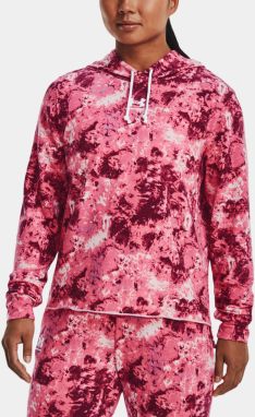 Rival Terry Print Hoodie Mikina Under Armour 