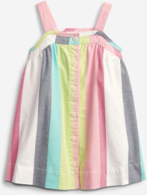 Baby Stripe Button Šaty detské GAP 