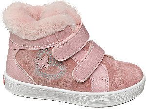 Ružová detská členková obuv na suchý zips Cupcake Couture